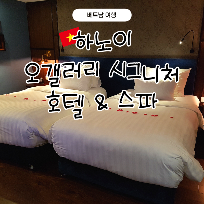 하노이 가성비 호텔, 엄마랑 묵었던 오갤러리 프리미어 후기
