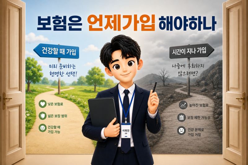 보험, 건강할 때 준비해야 하는 이유