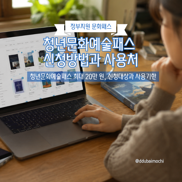 청년문화예술패스 사용처 9곳과 신청방법, 최대 20만 원 받는 법 한눈에 보기