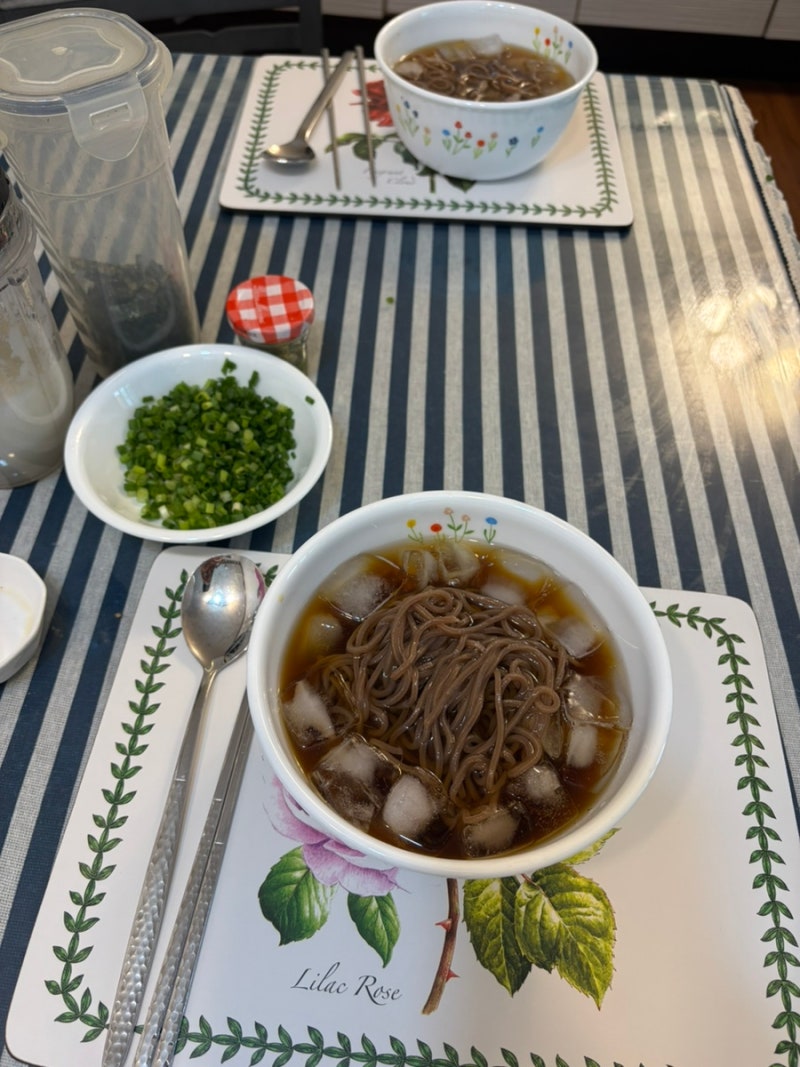집밥 #메밀소바#언니표장국#프리미엄메밀#재료비