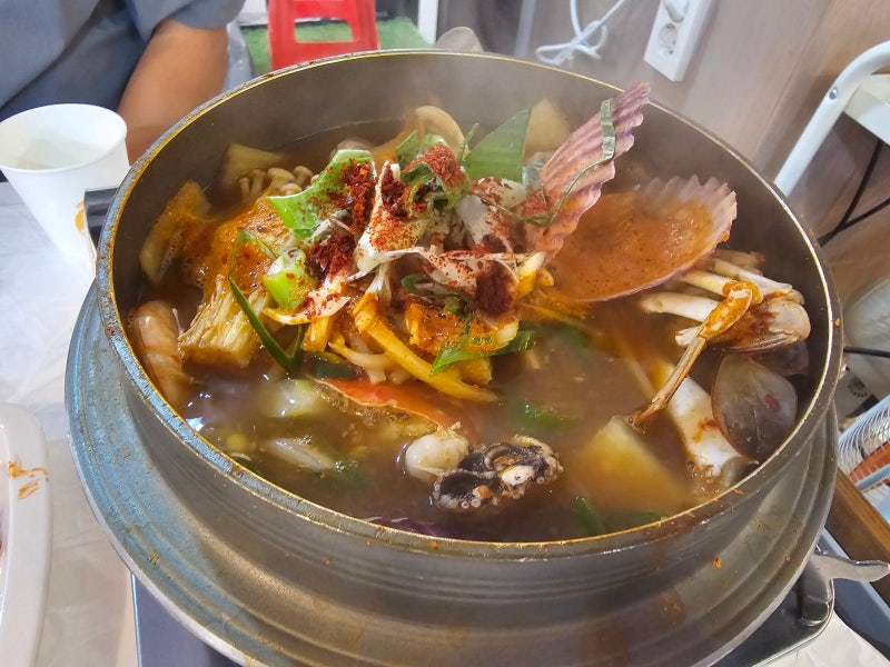 [대천해수욕장 한끼밥상] 충남 보령 대천맛집 대천해수욕장맛집 해물뚝배기, 해물칼국수, 한....