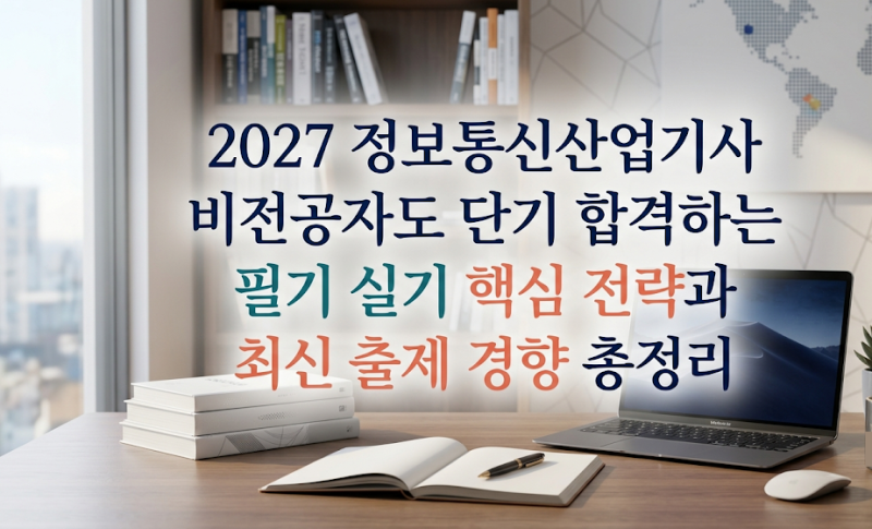 2027년 정보통신산업기사 비전공자도 단기 합격하는 필기 실기 핵심 전략과 최신 출제 경향 ....