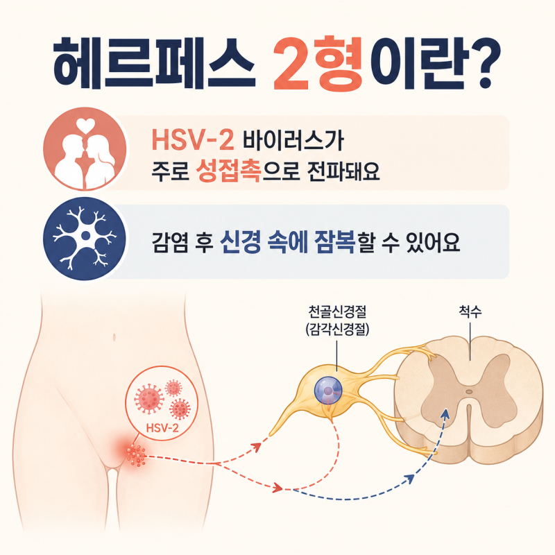 헤르페스 2형은 수포가 없어도 전염될까? 증상 잠복기 수포 원인 전염 임신 궁금한거 총집합