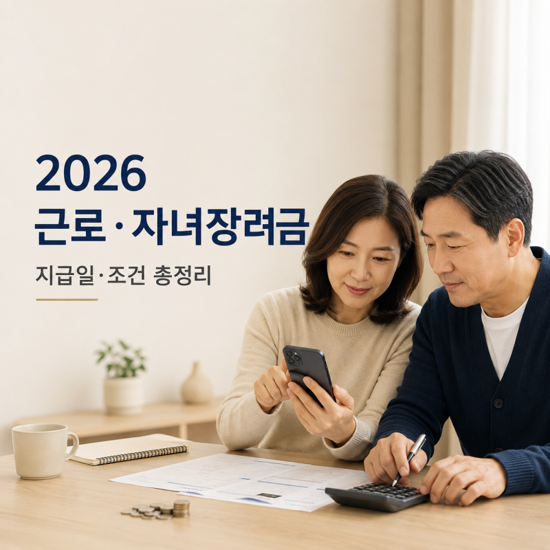 2026 근로자녀장려금 지급일 8월 27일｜신청자격·지급액·기한후 신청 총정리