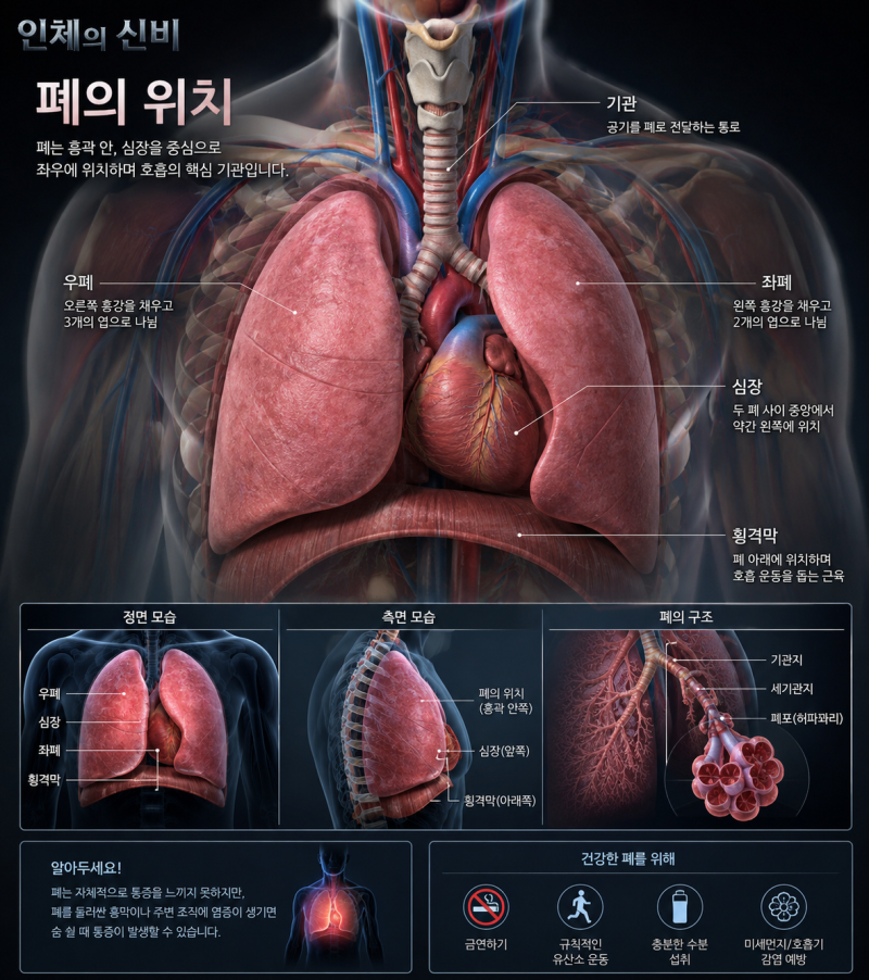 담배피고 폐가 콕콕 아픈데(폐통증)… 혹시 폐암일까? #40대 통증후기