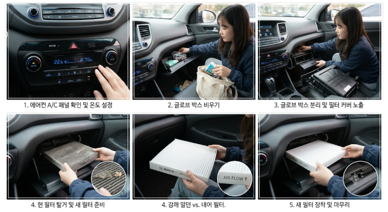 자동차 에어컨 냄새 원인 4가지와 돈 안 드는 해결방법 완벽 정리!!!