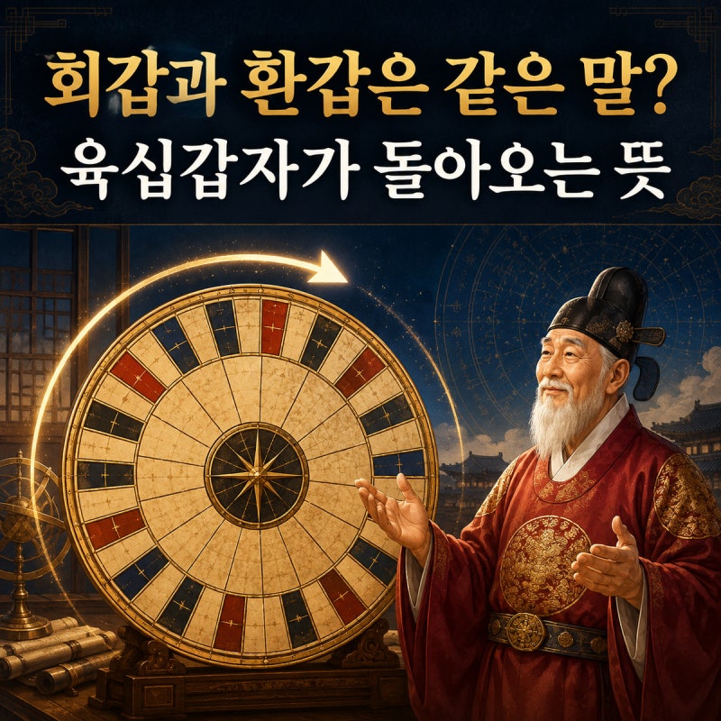 회갑과 환갑은 같은 말일까｜육십갑자가 돌아오는 의미