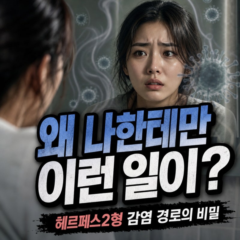 "왜 나한테만 이런 일이?"... 헤르페스2형, 당신이 모르는 감염 경로의 비밀