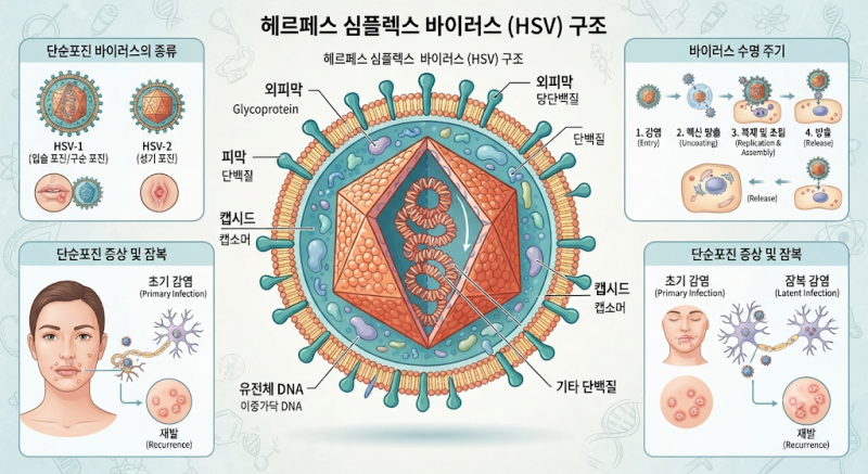 헤르페스 2형 증상부터 전염·검사·치료까지, 증상 없어도 놓치면 안 되는 이유