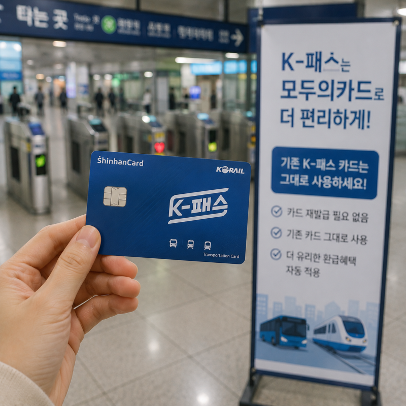 K패스 모두의카드 발급 신한에서 새로 해야 할까? 기존 카드는 그대로