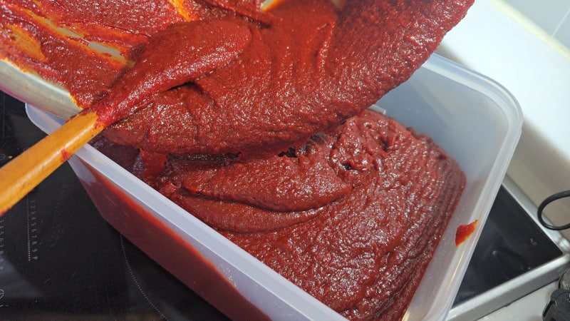 혼자만의 살림법, 고추장 담그고 단호박으로 간단한 점심