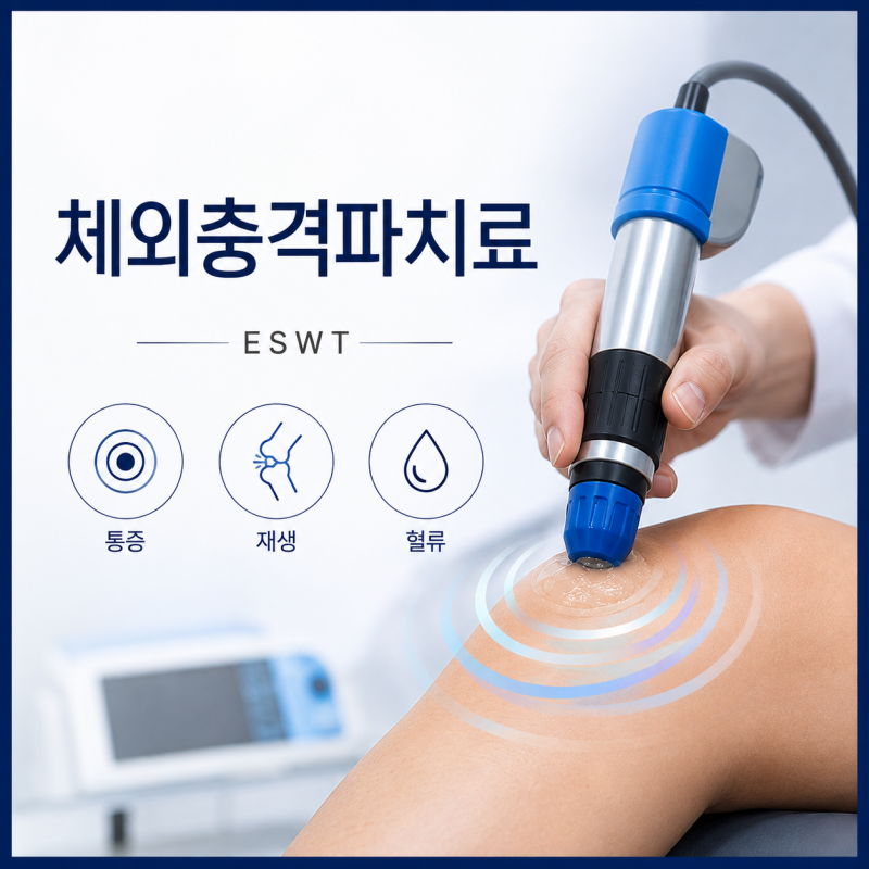 체외충격파치료 효과, 어떤 통증에 적용할 수 있을까요?