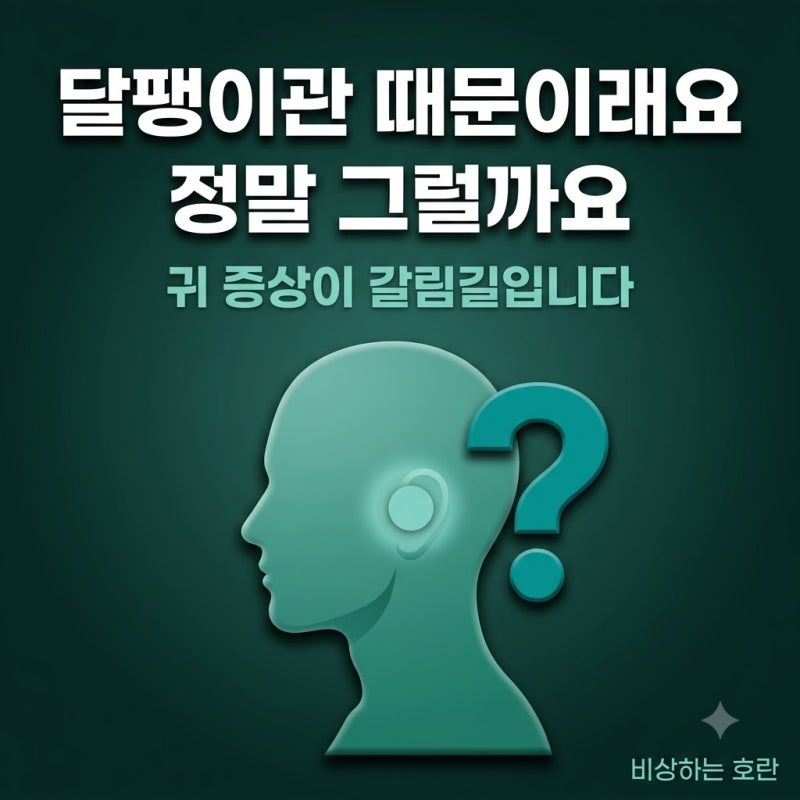 달팽이관 어지럼증, 정말 달팽이관 때문일까요