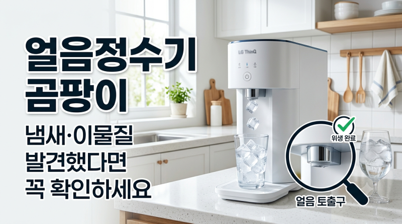 얼음정수기 곰팡이 생기는 이유와 청소 방법｜얼음에서 냄새 날 때 꼭 확인하세요