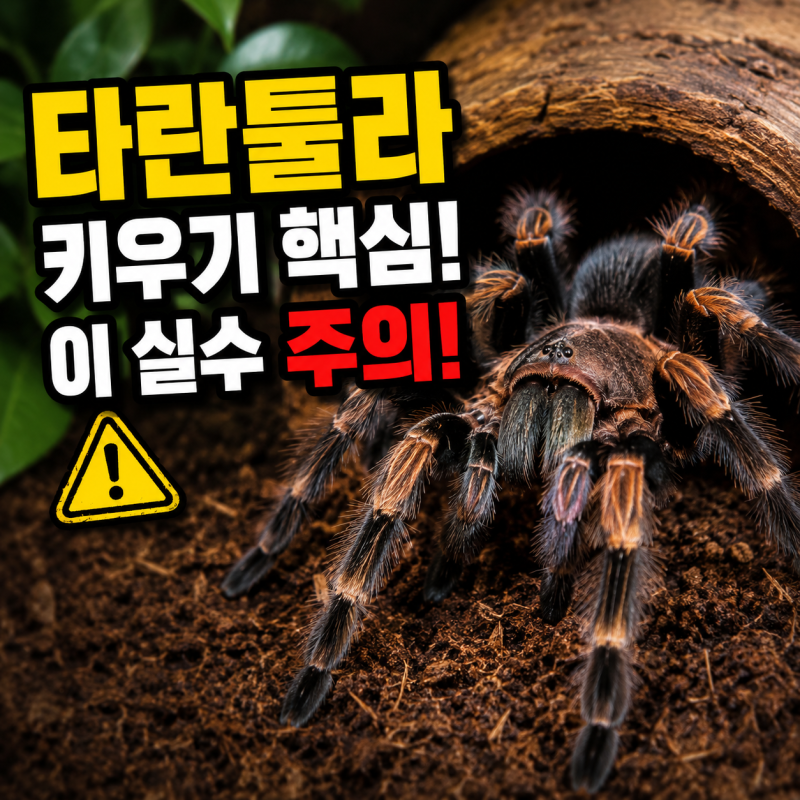 타란튤라 거미 절지동물 특징은? 타란툴라 키우기