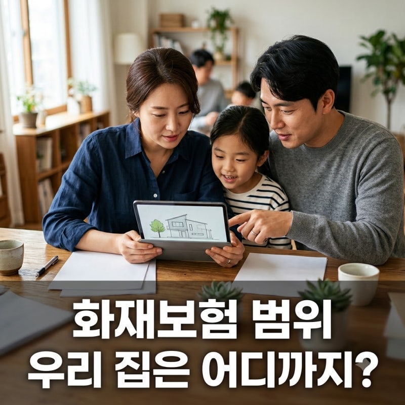 화재보험 보장 범위: '불'만 보장할까요? 우리 집 맞춤 설계 꿀팁!