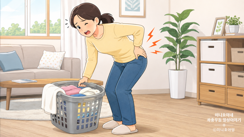 허리 삐끗했을때 어떻게 해야 할까? 찜질 자세 병원까지 5가지 대처법