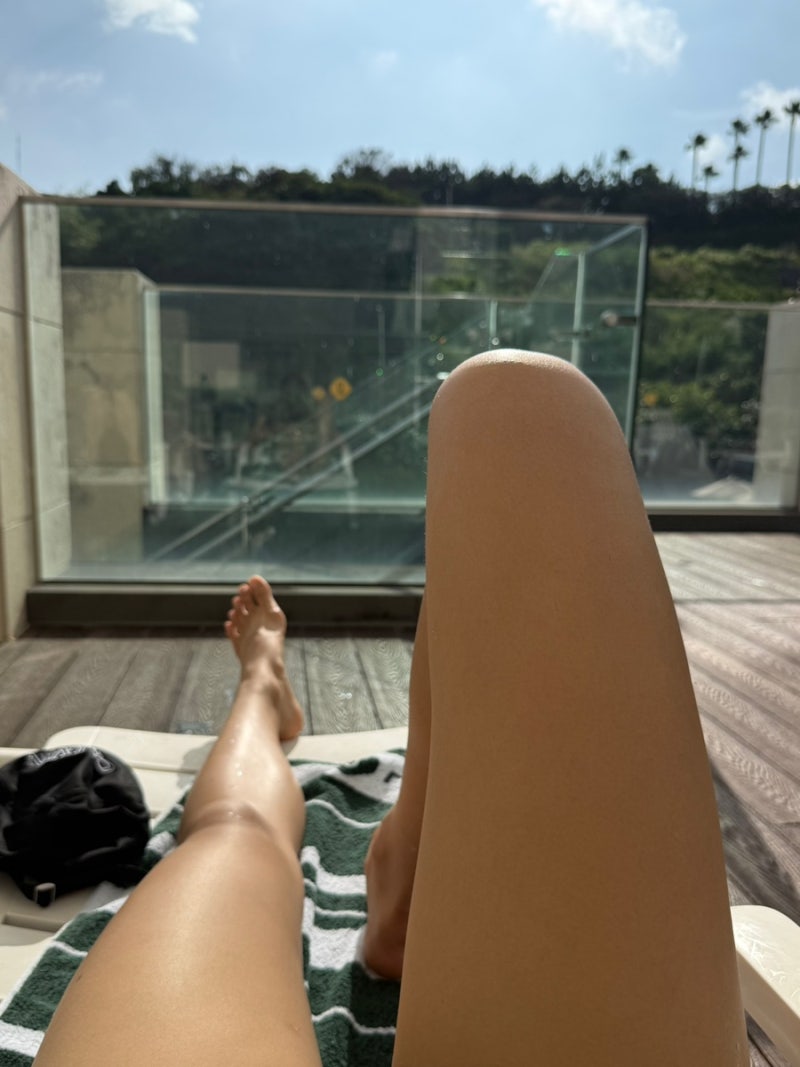 롯데호텔 제주 해온 야외수영장 & 실내수영장, 헬스장 후기