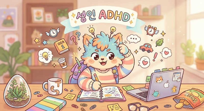 성인 ADHD, 나도 혹시? — 증상부터 "자가 테스트"까지 완벽 정리(자가테스트해보세요)