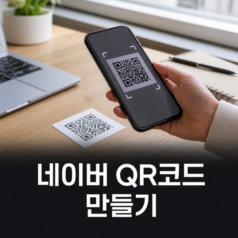 네이버 QR코드 만들기 방법, 링크 주소로 큐알코드 생성하기