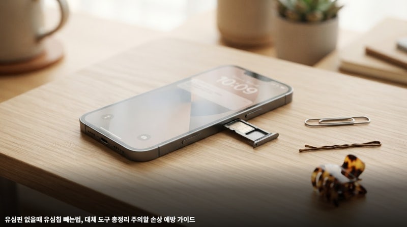 유심핀 없을때 유심칩 빼는법, 대체 도구 총정리 주의할 손상 예방 가이드