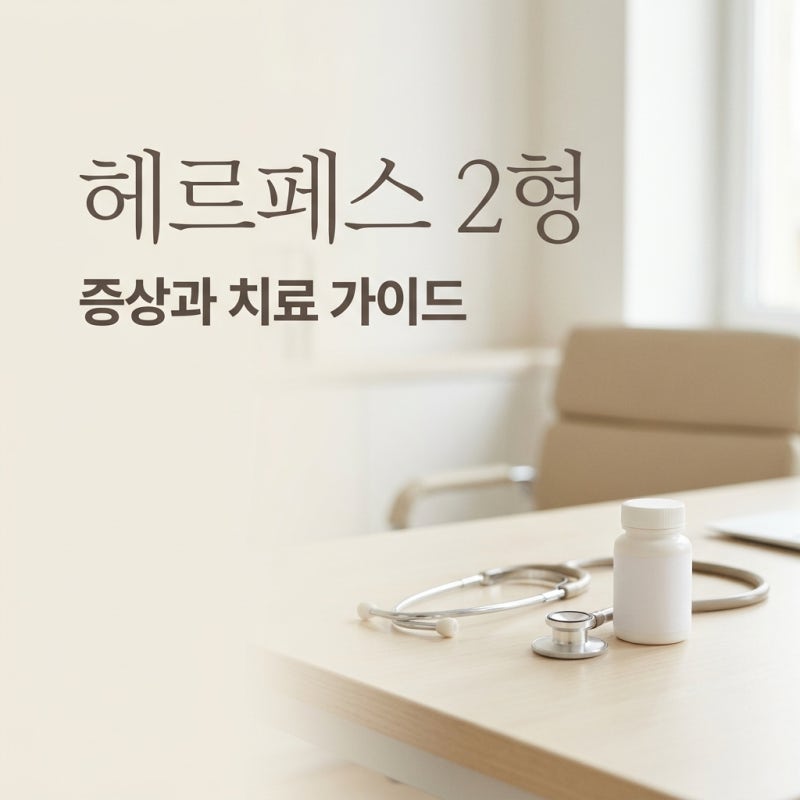 헤르페스 2형 증상과 치료법: 완치 안 돼도 일상생활 가능한 이유