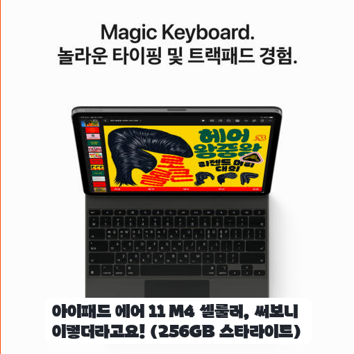 아이패드 에어 11 M4 셀룰러 스타라이트 256GB, 출퇴근 필기 한 달 후기