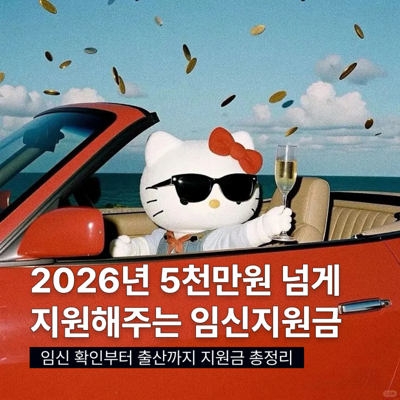 2026년 5천만원 넘게 지원해주는 임신지원금 총정리