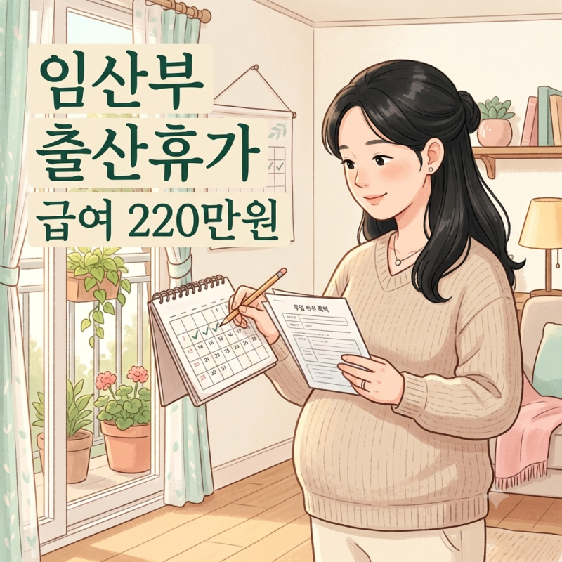 출산휴가 급여 신청방법과 시기, 아내와 남편 총정리