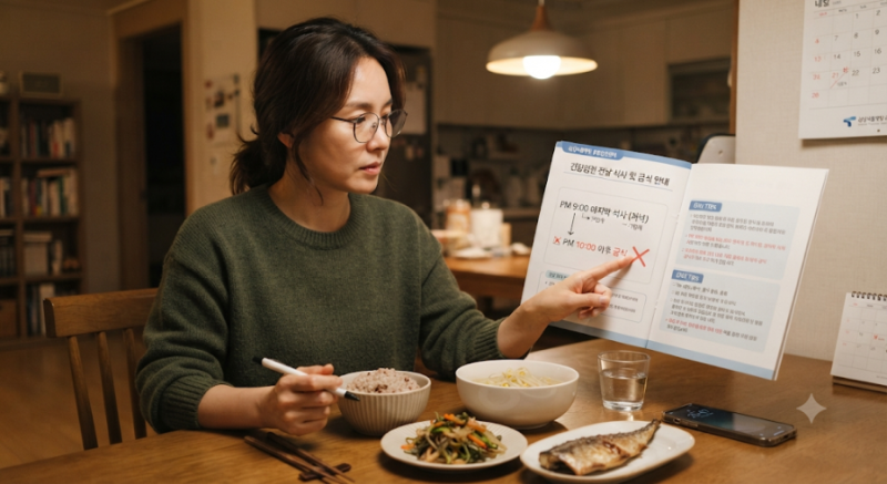 건강검진 전날 피해야 할 음식과 생활습관, 금식 시간부터 커피와 운동까지 검사 결과에 영....
