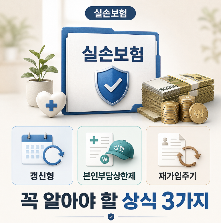 알면 돈 버는 "꼭 알아야 할 실비(실손) 보험" 상식 3가지