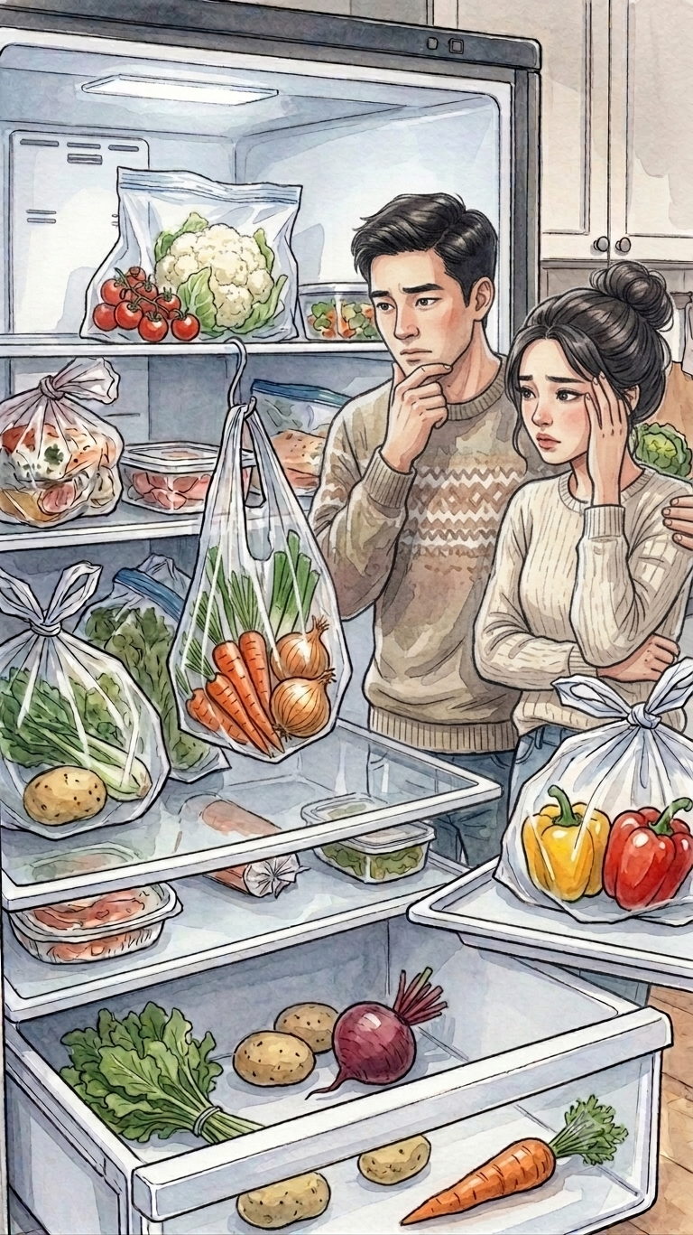 냉장고 정리 필수템 바퀜 진공용기 추천 내돈내산