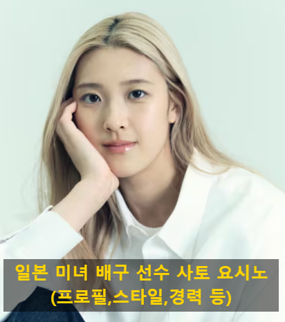 일본 미녀 배구 선수 사토 요시노(프로필,스타일,경력 등)