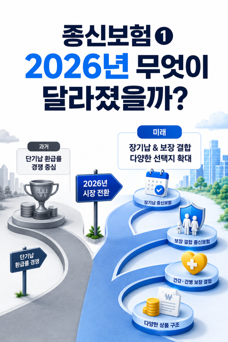 종신보험, 저축보험처럼 가입해도 될까? 2026년 달라진 종신보험 가입 포인트