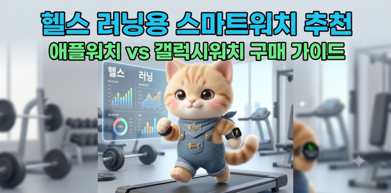 헬스 러닝용 스마트워치 추천 애플워치 vs 갤럭시워치 구매 가이드