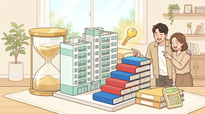 청약 가점 계산법 완벽 정리: 무주택 기간 산정 및 84점 만점 전략