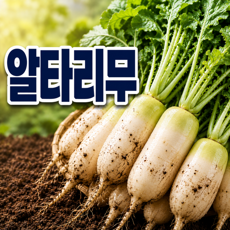 알타리무 파종시기 언제일까? 가을 총각무 효능과 심는 시기와 방법