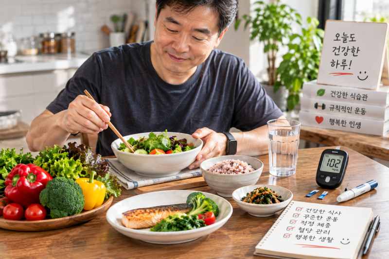 당뇨에서 벗어난 사람도 있었다｜혈당 관리 아침·점심·저녁 식단