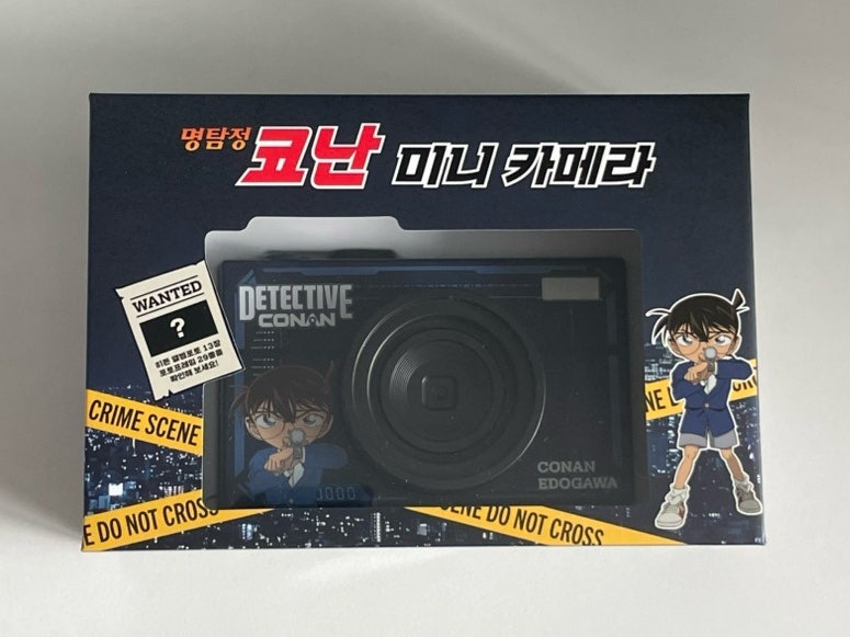 아카라치 명탐정 코난 미니 레트로 카메라 굿즈 구매 후기!