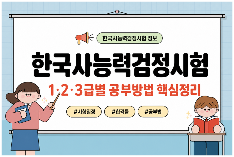 한국사능력검정시험 79회 난이도는 1·2·3급별 공부방법 핵심정리