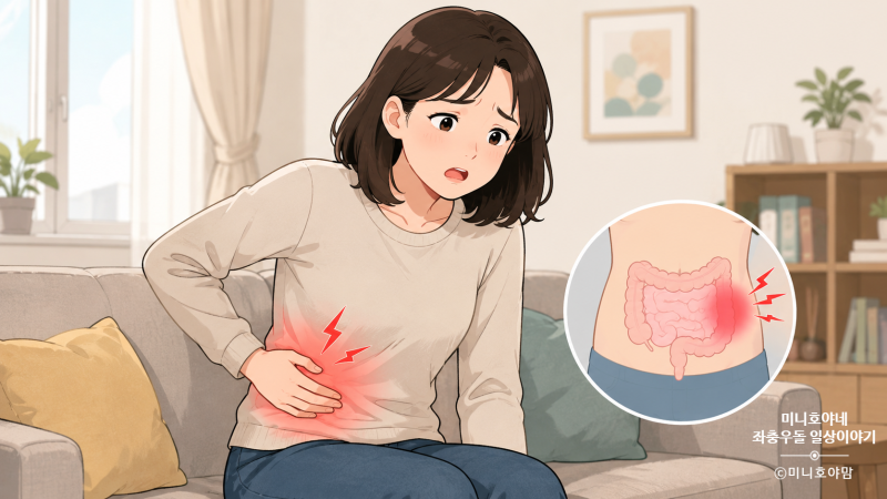 왼쪽 배 통증 콕콕 아픈 이유 7가지, 위치별 원인은?