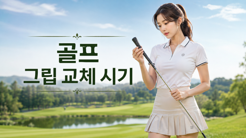 골프 그립 교체 시기｜미끄럽다면 꼭 확인해야 할 5가지