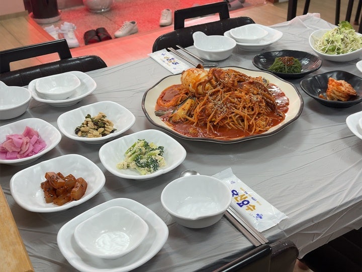 바다향 가득해 강릉해물찜 명가찜 접시 싹비웠지