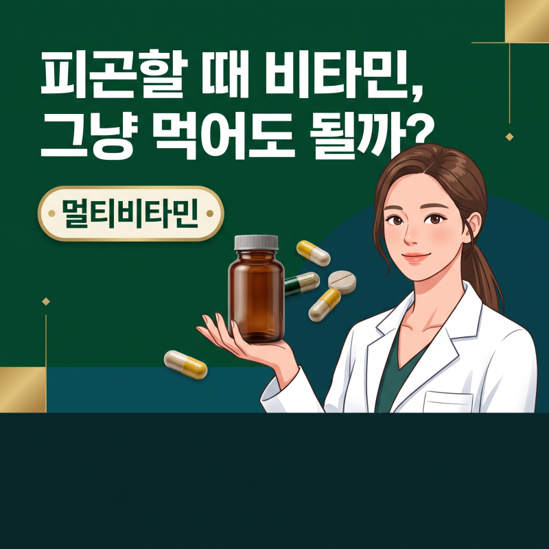 멀티비타민, 피로하다고 고함량부터 찾기 전 확인해야 할 라벨 읽기