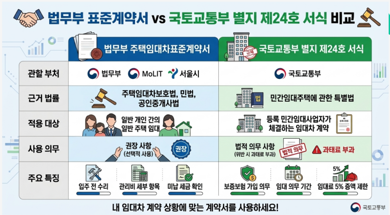 [최신] 주택전세표준계약서 및 주택임대차표준계약서 양식 다운로드 (민간임대사업자 포함)