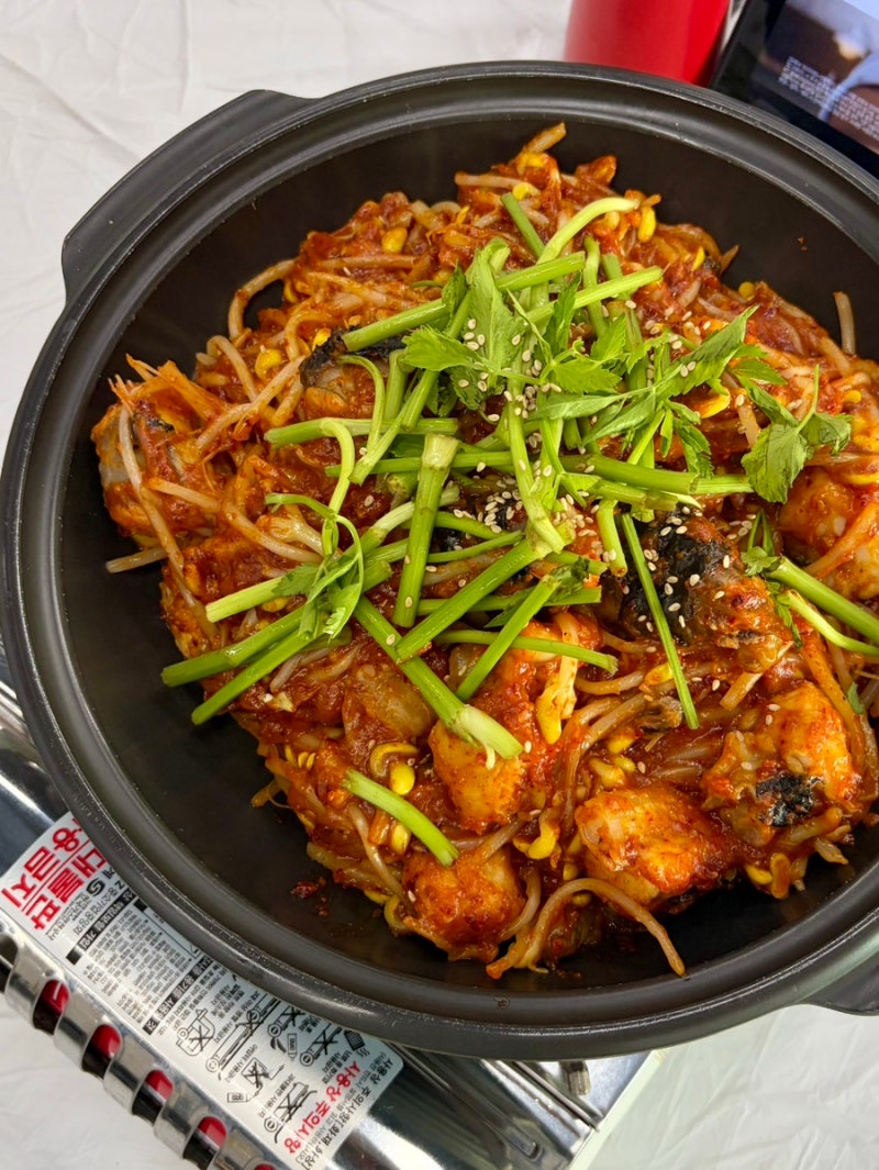 [군산] 군산 수송동 아구찜 추천 아구찜 주문 하면 치킨이 나오는 "아구듬뿍&알곤마니"