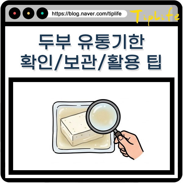 두부 유통기한 지난거 먹어도 되는 기준과 냄새 물 색깔로 상했는지 확인하는 방법
