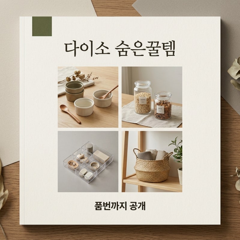 다이소 아는 사람만 아는 꿀템 2가지 추천! 품번부터 활용법까지 총정리
