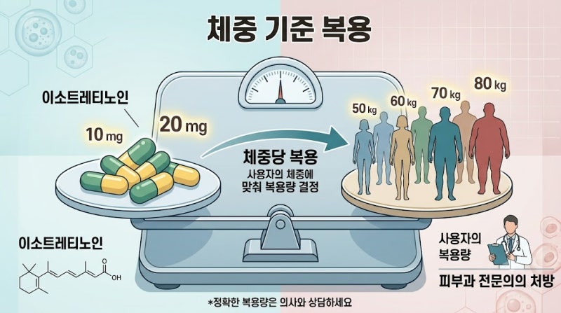이소트레티노인이란? 로아큐탄·이소티논, 체중당 복용량부터 부작용까지