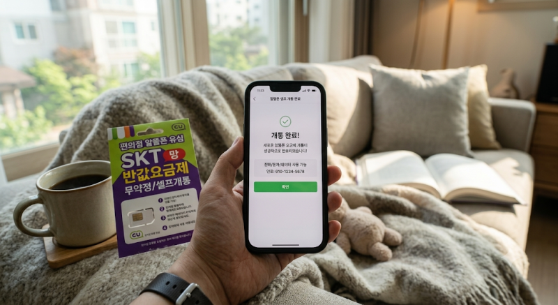 [통신비 절약] 알뜰폰(MVNO) 셀프 개통 5분 완성 가이드: 0원 요금제·유심비 무료 이벤트 & 번호....